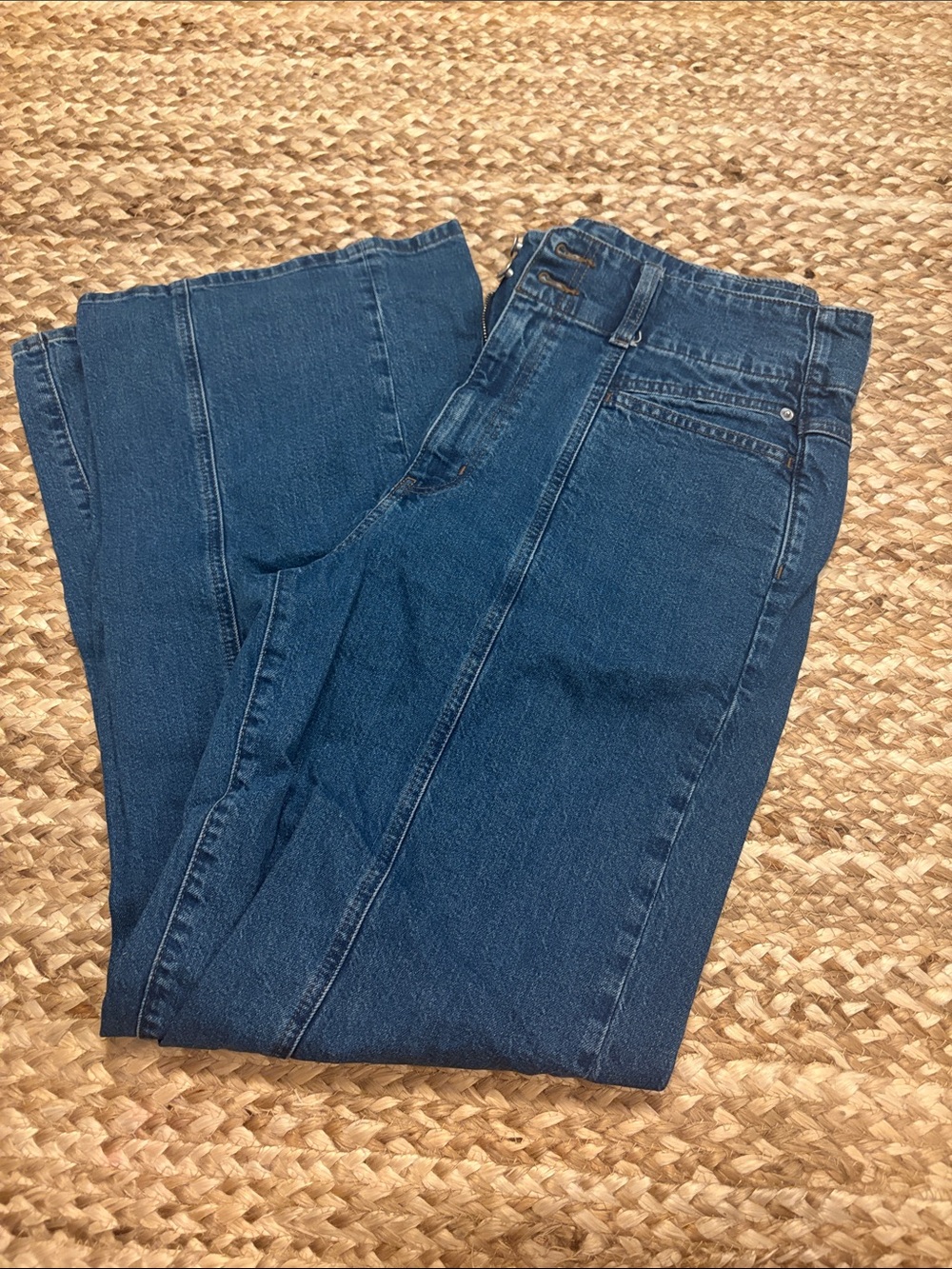 Universal Thread Women’s Flare Jeans in Dark Blue